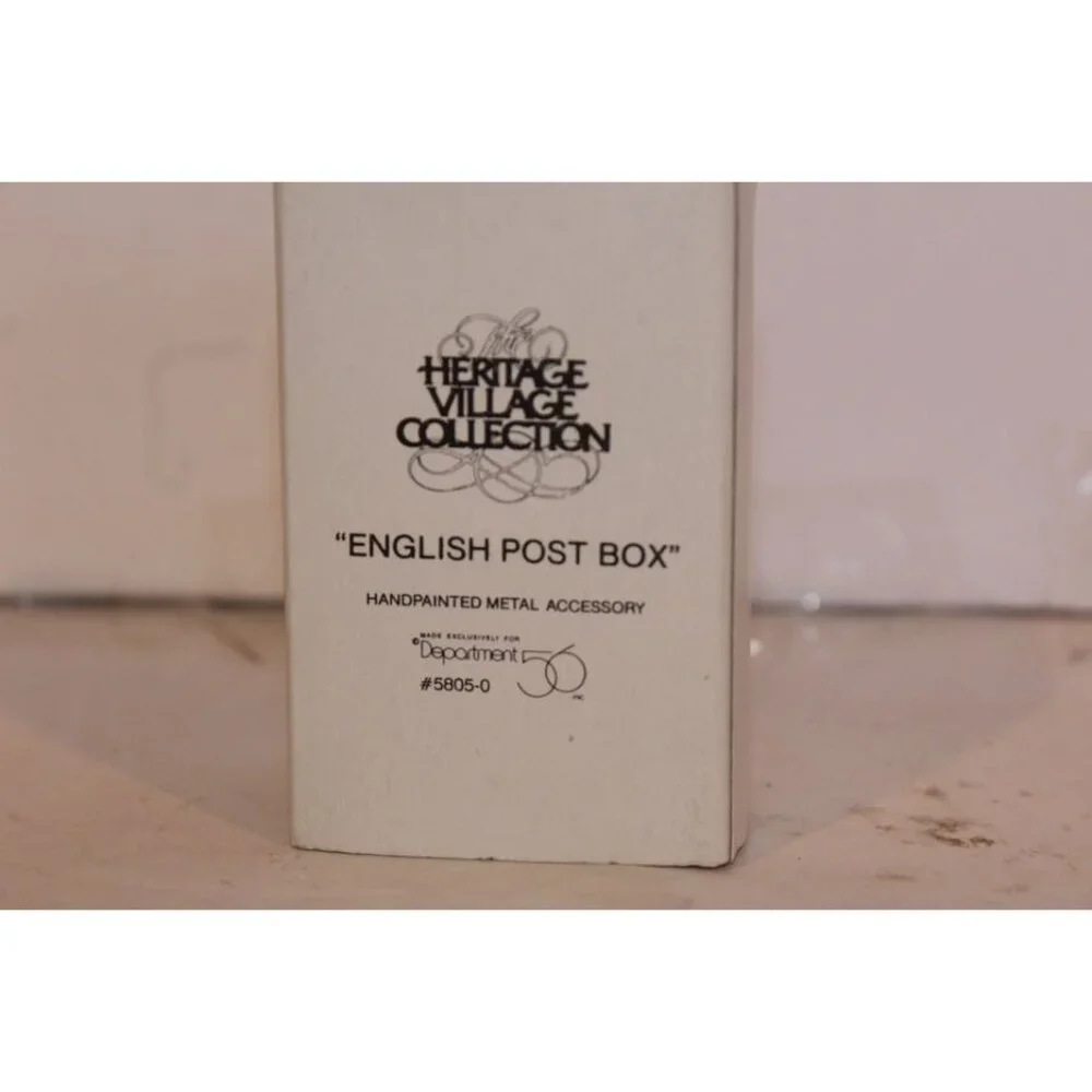 Dept 56 Dickens Village - English Post Box